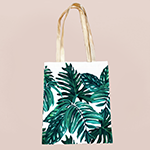 Palm Leaf Tote Bag